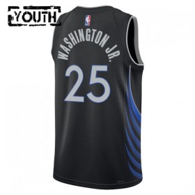 Barn Dallas Mavericks Tröja Washington JR Nike 2025-26 City Edition Svart Swingman